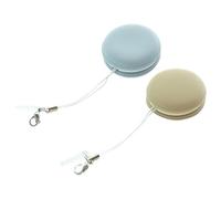 Amosfun 2pcs Phone Screen Cleaner Macaron Shape Sponge with Clasp for Laptop and Camera Lens Cleaning Easy to Use Glasses Cloth