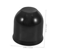 Amosfun 2pcs Plastic Towball Protector Caps for Trailer Hitch Balls Rv Caravan Boat Tow Hitch Covers with Easy Installation Fit for Long-term Towball Protection
