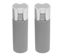 Amosfun 2Pcs Pull Rope Pendant Cord Weights for Roller Blinds Weighted Curtain Pull Cord Handles with Frosted Finish 3.15 X 0.98 Inch
