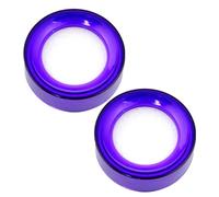 Amosfun 2pcs Purple Sponge Finger Wetting Device for Office Use, Cash Counting Finger Moistener Pads for Financial and Banking, Convenient Money Handling Accessory