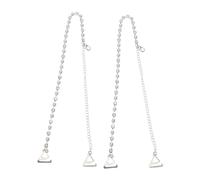 Amosfun 2Pcs Rhinestone Bra Straps Bra Shoulder Chain Wedding Bridal Underwear Chain for Women Tops Dress Accessories