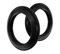 Amosfun 2pcs Rv Toilet Flush Ball Seal Rings Camper Travel Toilet Sealing Replacement Parts Prevent Leak for Bathroom Maintenance