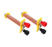 Amosfun 2PCS Shaped Solenoid Electromagnets for Physics Experiments Educational Electrical Circuit Teaching Tool for Electromagnetic Induction School Science Electronic Circuit