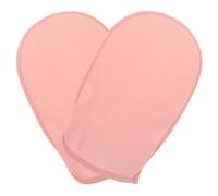 Amosfun 2pcs Shower Glove Deep Exfoliating Glove 23 * 13cm Double-sided Design Removing Dead Skin Cells Fine Sand Texture for Men Women Daily Use