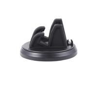 Amosfun 2pcs Silicone Car Phone Holder with 360 Degree Rotatable and Angle Adjustment Features, Black PC and Silicone Material, for Mobile Phone Use while Driving