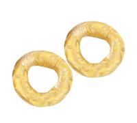 Amosfun 2pcs Singing Spiritual Bowl Cushion round Cotton Meditation Pad Gentle Support Versatile Size Compatibility Beautifully Crafted Soft Base Stand for Meditation and Sound Therapy Random Color