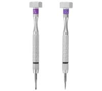 Amosfun 2pcs Small Precision Screwdriver Set for Glasses Repair, Metal Mini Screwdriver Tools with Precision Handling and Compact Design, for Eyeglasses, Sunglasses and Electronics