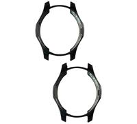 Amosfun 2pcs Smart Watch Case Cover for Gear Shock-resistant Protective Frame Cover Elegant Design Easy Access Buttons Ports