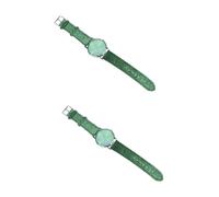 Amosfun 2pcs Stylish Snowflake Face Christmas Watch for Women Fashion Lady's Wrist Watch