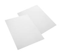 Amosfun 2pcs Sublimation Aluminum Alloy Blank Plaques Metal Sheets for DIY Photo Printing Heat Transfer Sign Boards for Home Office Party Decoration