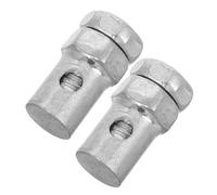 Amosfun 2pcs Throttle Cable End Stops Kit Metal Brake Bolt Pin Locks for Go Kart Motorcycle Bicycle