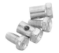 Amosfun 2pcs Throttle Cable Stopper Replacement for Go Kart and ATV Go Kart Throttle Cable Stops Lock Motorcycle and Quad Bike Brake End Crimp Powersports Control Parts