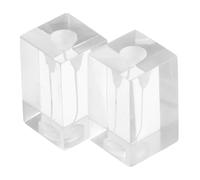 Amosfun 2pcs Transparent Root Canal Model Educational Endodontic Training Tool for Dentist Practice High Precision Simulated Tooth Canal Aid for School Teaching and Clinic Training