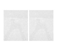 Amosfun 2pcs White Iridescent Acoustic Guitar Pick Guard Scratch Plate 0.7mm Thick 20x25cm Self-adhesive Guitar Accessories Backplate Replacement for Acoustic