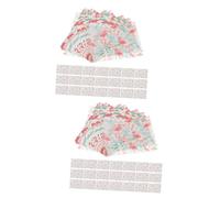 Amosfun 2sets Candy Packaging Wrappers Sugar Wrapping Paper Food Grade Lollipop Wrapping Sheets 200sheets*2