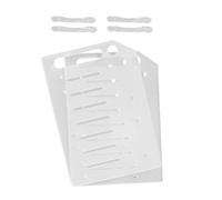 Amosfun 3.5 Inch Hard Drive Storage Rack Acrylic Multi-Layer 8-Tier Bracket with Heat Dissipation for Desktop PC HDD Organisation