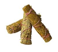 Amosfun 3 Bundles of Cedar Smudge Sticks for Meditation, Air Purification and Improving Mental Focus, Natural Plastic Material Incense Sticks for Rituals and Home Fragrance