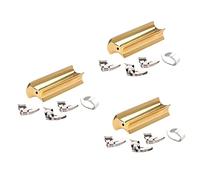 Amosfun 3 Sets Metal Guitar Slide Bar Tone Finger Slider Picks for Electric Guitar Accessories Supplies for Traditional Rock Star Accessories and Firm Playing