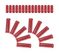 Amosfun 30pcs 8x25mm Compression Mould Die Springs for 3d Printer Heated Bed Leveling, Light Load Red Metal Springs Compatible with 3d Printer Accessories and Hot Bed Adjustment