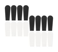 Amosfun 30pcs Anti-slip Claw Covers for Crane Machine Parts Textured Plastic Claw Sleeves in White and Black Vending Machine Protectors Suitable for Game Accessories