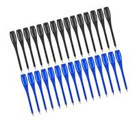 Amosfun 30pcs Golf Scoring Pencils Set with Non-sharpening Lead Blue and Black Wooden Sports Pencils for Golf Practice and Competition Portable Scoring Tool