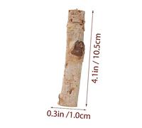 Amosfun 30pcs Natural Wood Log Sticks DIY Craft Sticks for Home Decoration Wooden Branches for Wreaths Photo Frames Flowerpots Rustic Woodcraft Supplies
