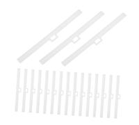 Amosfun 30pcs Vertical Blind Slat Holders 127mm Plastic Window Blind Accessories Replacement Slats Fixing Tools for Repair and Installation