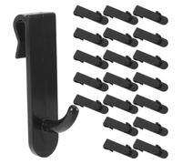 Amosfun 35pcs Grid Wall Panel Hooks for Display Grid Accessories, Plastic Wire Shelf Hooks Smooth Burrfree Surface, Effortless Adjustability, for Home Organizers and Craft Fairs