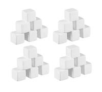 Amosfun 36 Pcs Mineral Blocks for Reptiles and Turtles, Chewable White Calcium Cubes Supporting Pet Health with Natural Mineral Substance for Aquarium and Terrarium Use