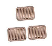 Amosfun 3pcs Cell Non Stick Metal Cake Mold for DIY Baking Loaf Pan for Oven and Microwave Easy Release Sponge Finger Biscuit Tray Household Bakeware Tool for Homemade Desserts and Candy