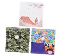 Amosfun 3pcs Cigarette Ash Bags Portable Ashtray Smell Cigarette Ash Pouch for Smoking in Pocket