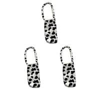 Amosfun 3pcs Handheld Water Bottle Pouch Cow Pattern Insulated Carrier for Bottles