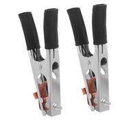 Amosfun 3pcs Heavy Duty Welding Ground Clamp with Strong Clamping Force High Conductivity Earth Clips for Efficient Energy Transfer and Portable Use in Arc Welding