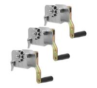 Amosfun 3pcs Manual Net Tensioner Hand Crank for Volleyball and Badminton Nets Effortless Adjustment for School and Event Training