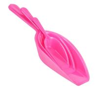 Amosfun 3pcs Mini Pink Jewelry Beads Scoop Set for DIY Beading and Craft Storage, Small Measuring Scoop for Flour, Coffee, Pet, and Ice in Arts Crafts