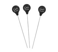 Amosfun 3pcs Reusable Stainless Steel Cake Tester Needle Set Metal Skewers for Accurate Baking Doneness Testing Muffins Bread Cookies Kitchen Home Bakery Tools