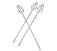 Amosfun 3pcs Stainless Steel Hand Mixer Beaters Replacement Attachments for Electric Handheld Whisk Extended for Uniform Mixing of Dough and Thick Batters Kitchen Accessory