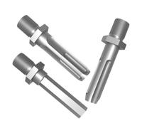 Amosfun 3pcs Steel Drill Socket Adapter Extension Rods for Woodworking and Mechanical Maintenance, Easy Disassembly Firewood Splitter Drill Driver Adapter