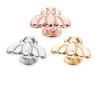 Amosfun 3pcs Watch Band Charms in Assorted Color, Zinc Alloy Bee Shape Decorative Watchband Charm with Practical Use and Delicate Shape for Stylish Smartwatch Bands