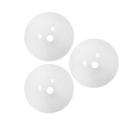 Amosfun 3pcs White Plastic Mushroom Lampshades for Bulbs Semi Decor Shades Easy Installation and Maintenance Stylish Minimalist Design for Floor Lamps Wall Lights Ceiling Fans