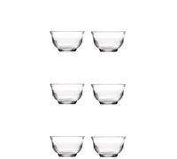 Amosfun 3sets High Borosilicate Glass Tea Cups Cute Bubble Tea Cup Reusable for Home 2pcs*3
