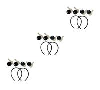 Amosfun 3sets Versatile Bowling Ball Hairband for Sports Parties Decorative Headband Women's Hair Accessory 2pcs*3