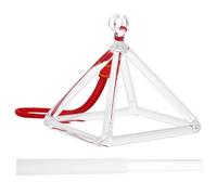 Amosfun 4-inch Crystal Singing Pyramid for Meditation and Sound Therapy with Mallet, Quartz Material, Inner Peace and Pure Harmonious Tones, for Yoga and Relaxation
