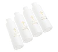 Amosfun 4 Pack Holy Water Bottles Baptism Supplies Holy Water Holder Catholic Religious Holy Water Bottle for Exorcism