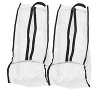 Amosfun 4 pcs Boot Storage Bags with Zipper and Handle Reusable Travel Shoe Pouches for Riding Knee High Boots Ergonomic Shape Design for Outdoor Protection and Convenient Packing