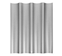 Amosfun 4-Slot Baguette Tray, Nonstick Waving-Designed Baking Pan, Easy Release French Bread Tray Baguette Long Sourdough Bread Baking Pan for Oven, 13x15'', Easy Release