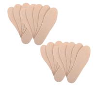 Amosfun 40 Pairs Disposable Men's Shoe Liners Replacement Insoles for Shoes, Ultra-Thin Wood Material, Odor-Resistant and Sweat Absorbing, Non-Slip Cushion Inserts for Sneakers and Boots