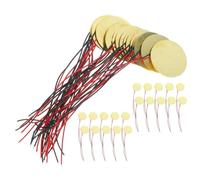 Amosfun 40pcs Piezo Discs Sound Sensors Guitar Piezo Element Transducer for Acoustic Instruments Music Accessories