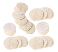 Amosfun 40pcs Portable Loofah Sponge Face Oil Sheets for Makeup and Summer Use Practical Oil Absorbing Sheets that Draw Out Dirt and Suitable for Men and Women