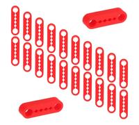 Amosfun 40pcs Silicone Car Door Lock Shock Absorber Pads Universal Fit Red Door Latch Soundproofing Buffer Cushion with Easy Installation for Noise Reduction and Impact Protection
